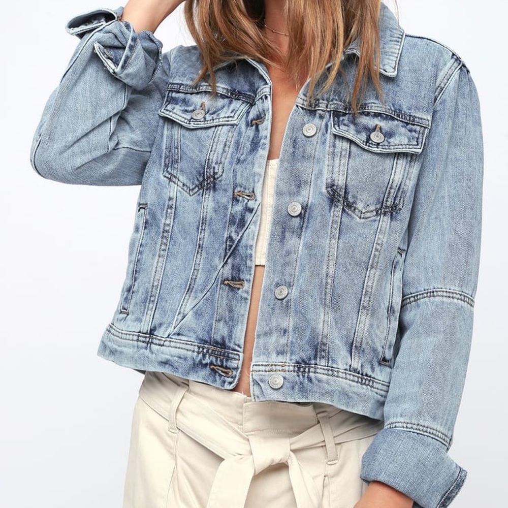 Free People Rumors Denim Jacket